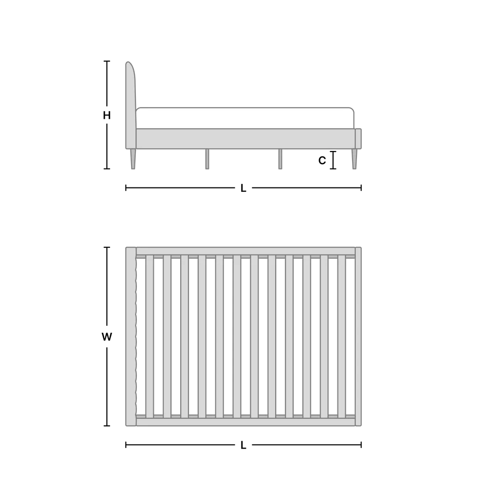 Product Dimensions Diagram