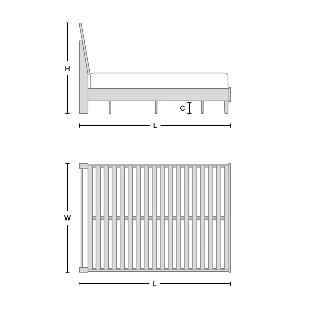 Product Dimensions Diagram