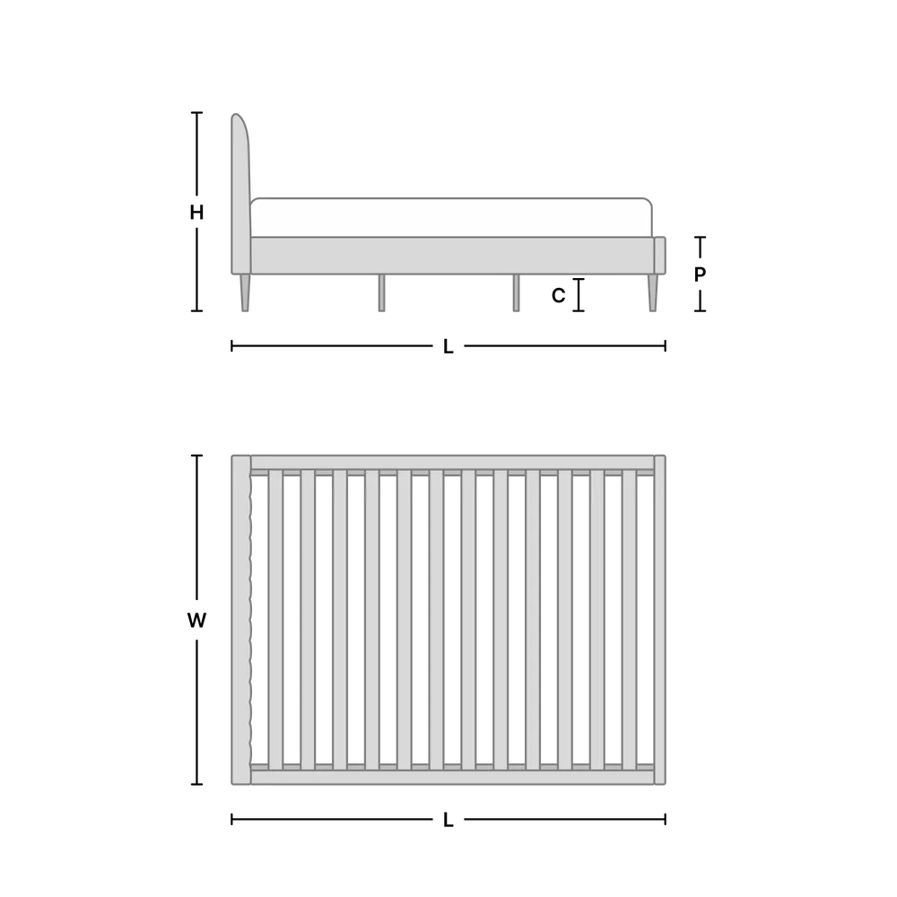 Product Dimensions Diagram