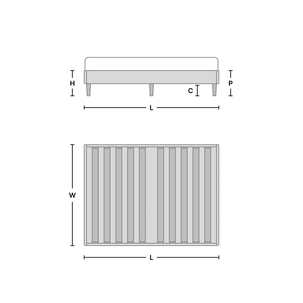 Product Dimensions Diagram