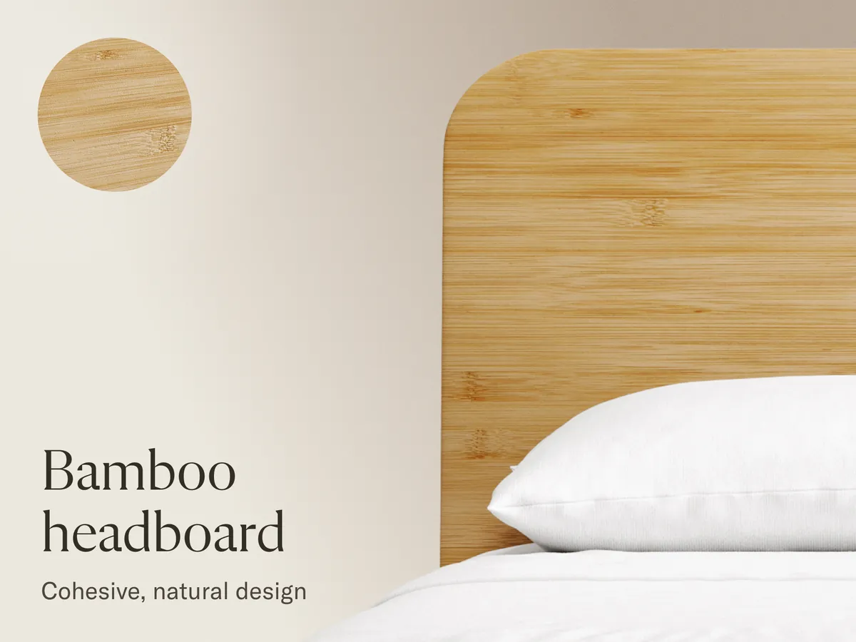 Bamboo Platform Bed Frame | 3-Yr Warranty | DreamCloud Sleep