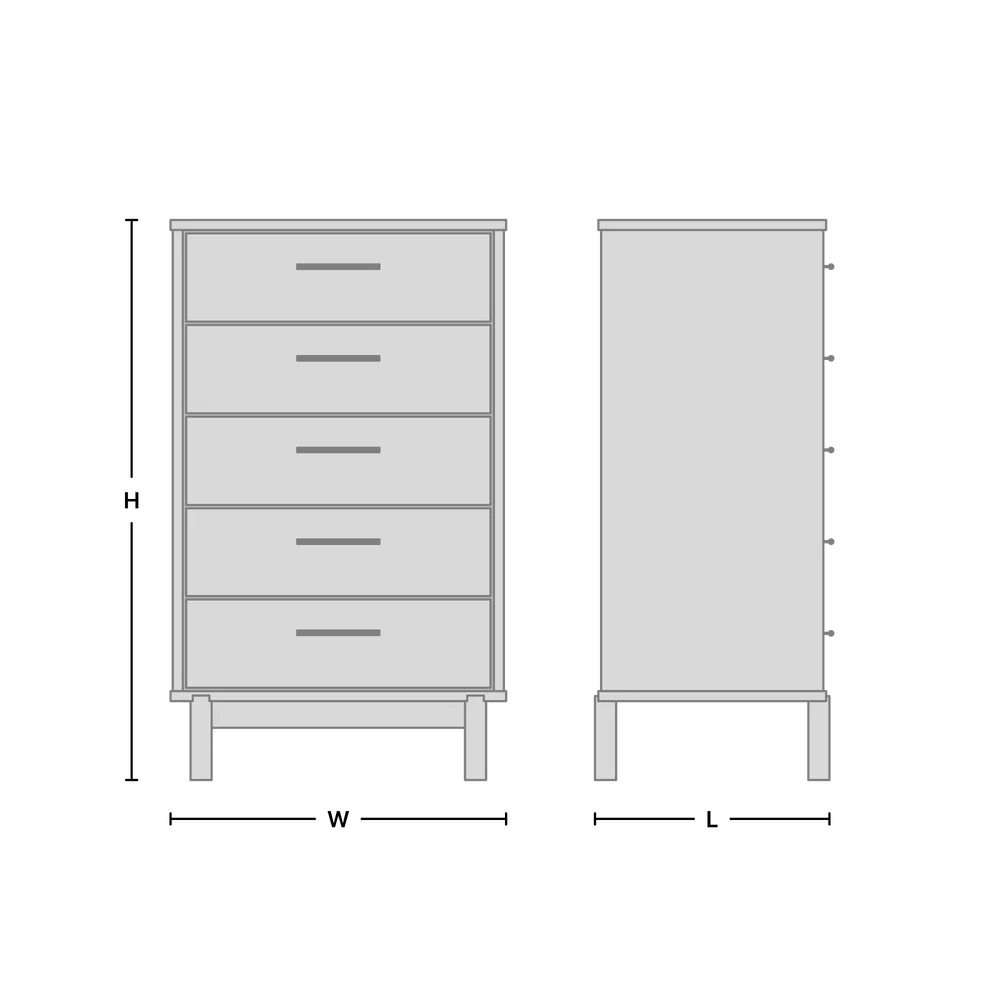 Product Dimensions Diagram