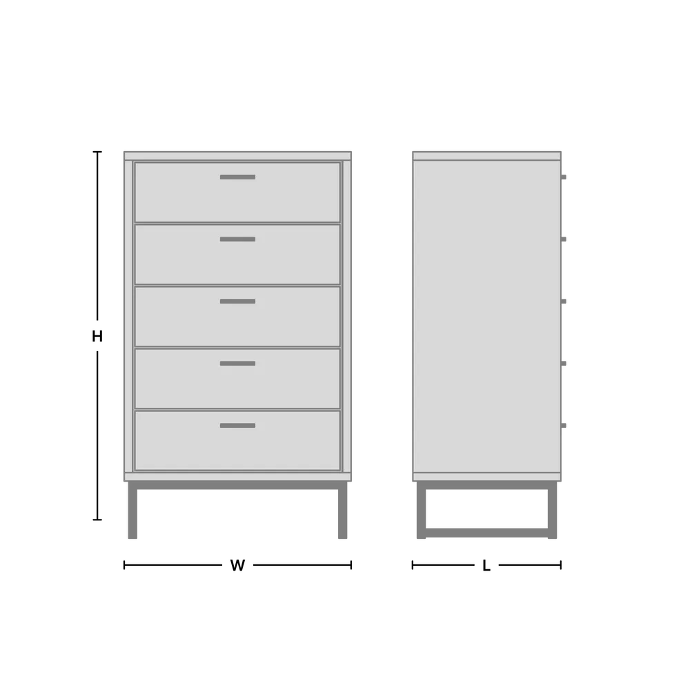 Product Dimensions Diagram