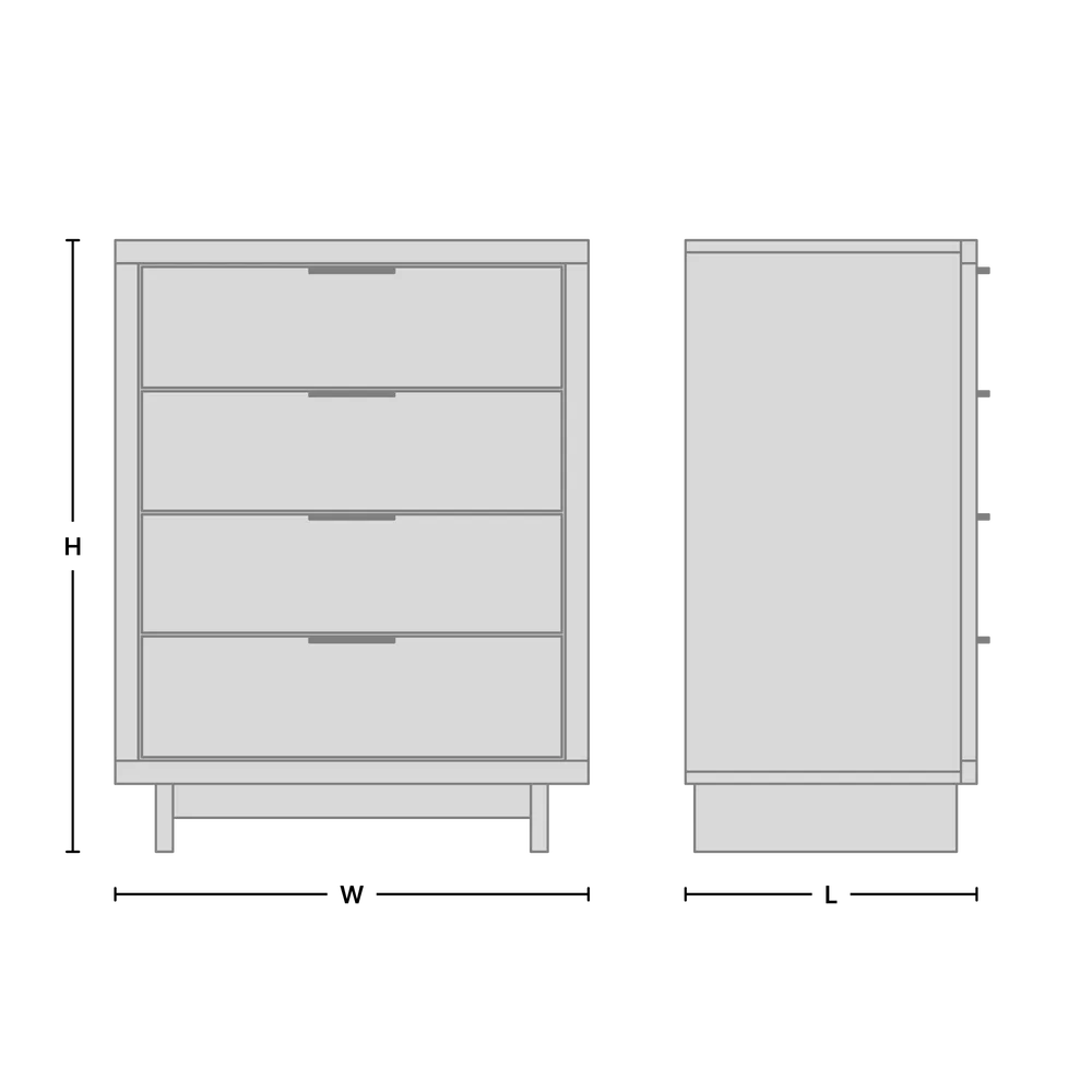 Product Dimensions Diagram