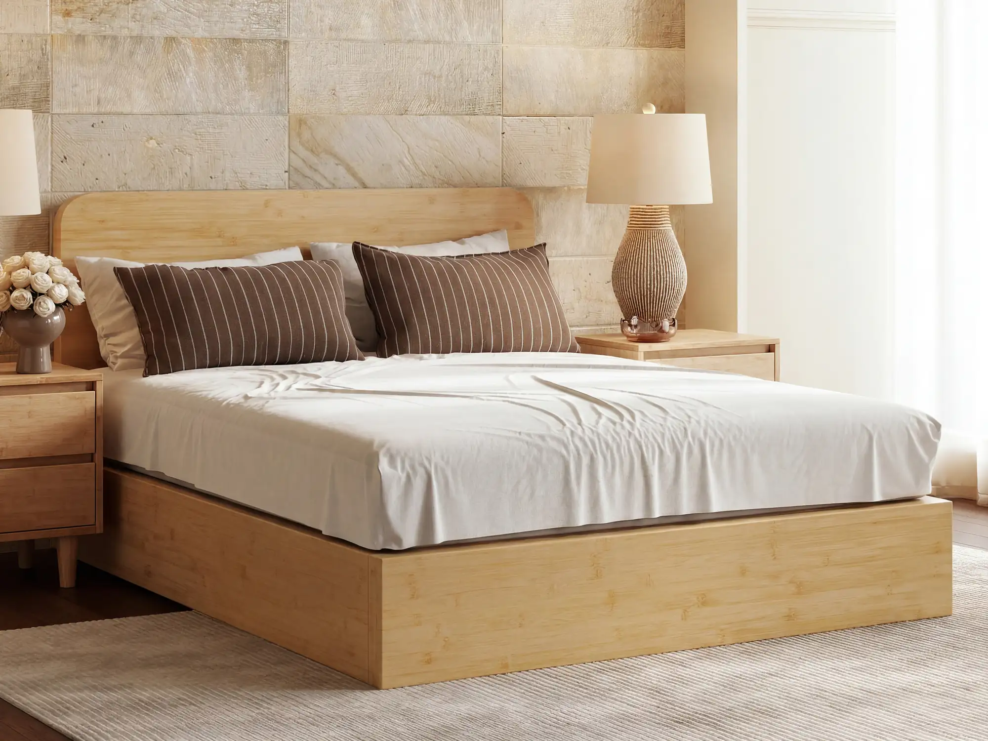A bedroom that holds together