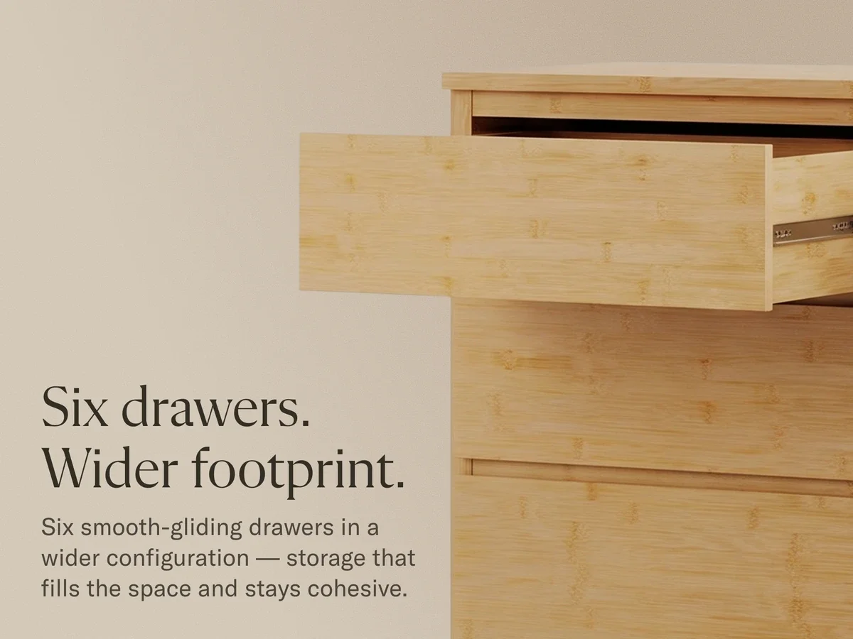 DreamCloud Bamboo Modular Dresser