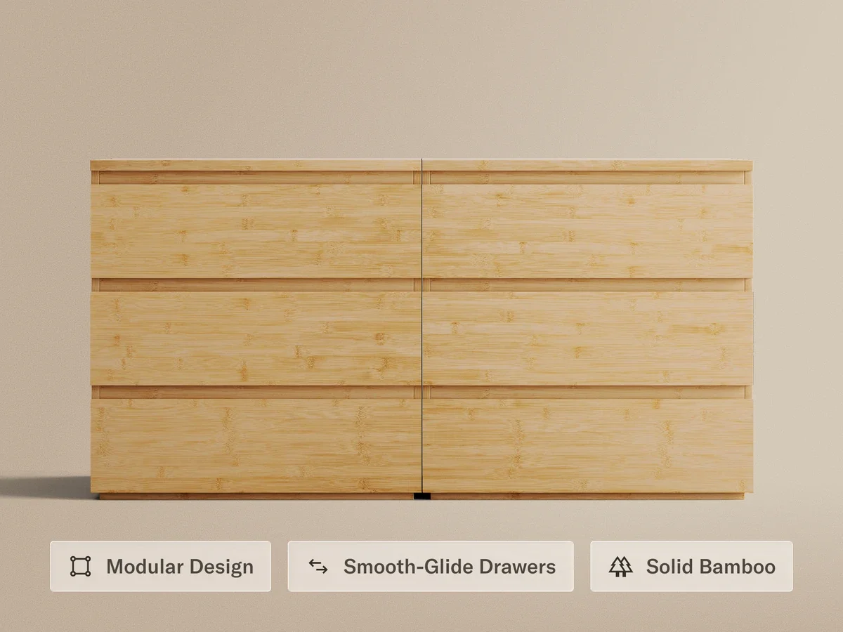 DreamCloud Bamboo Modular Dresser