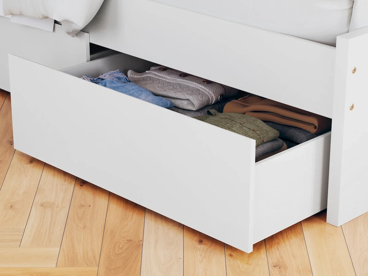 Hidden Underbed Storage