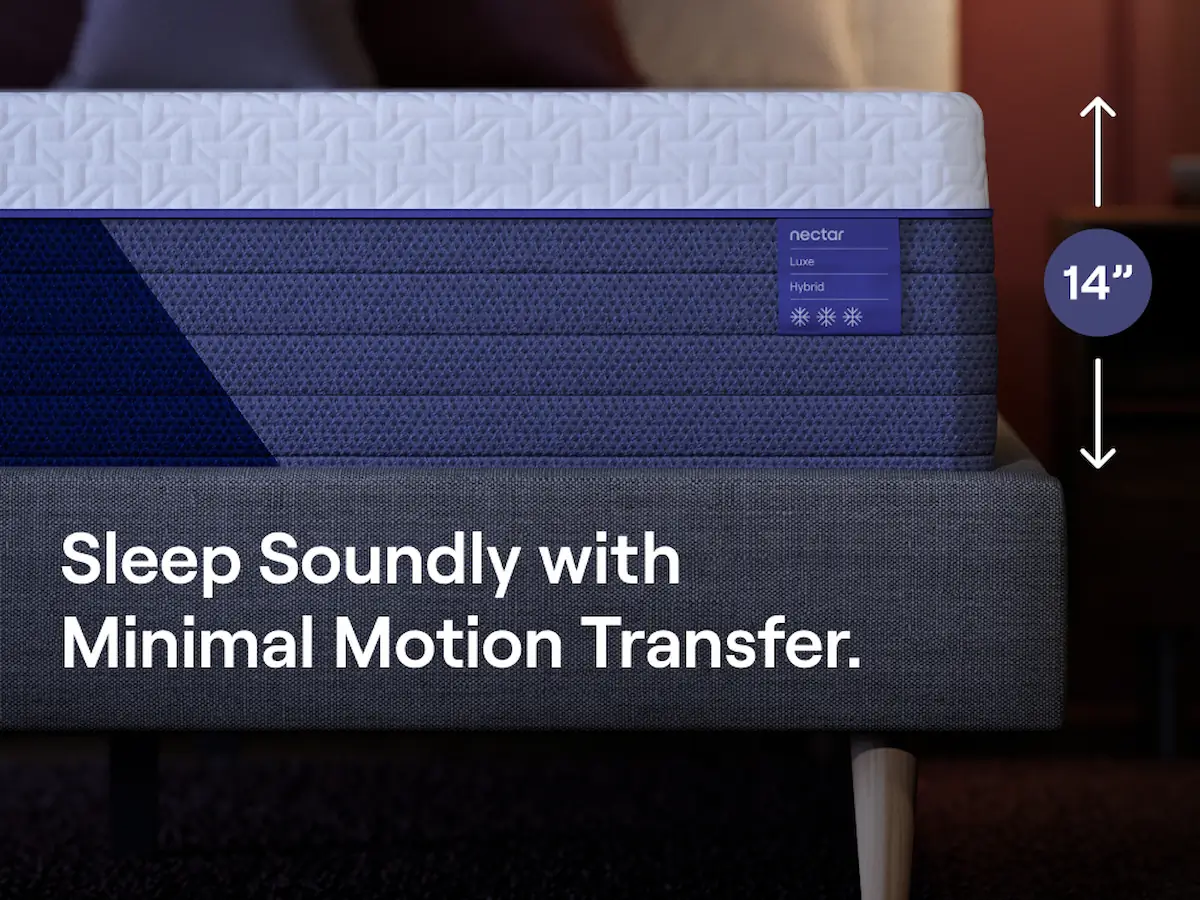 Nectar Premier Copper Hybrid Mattress Height