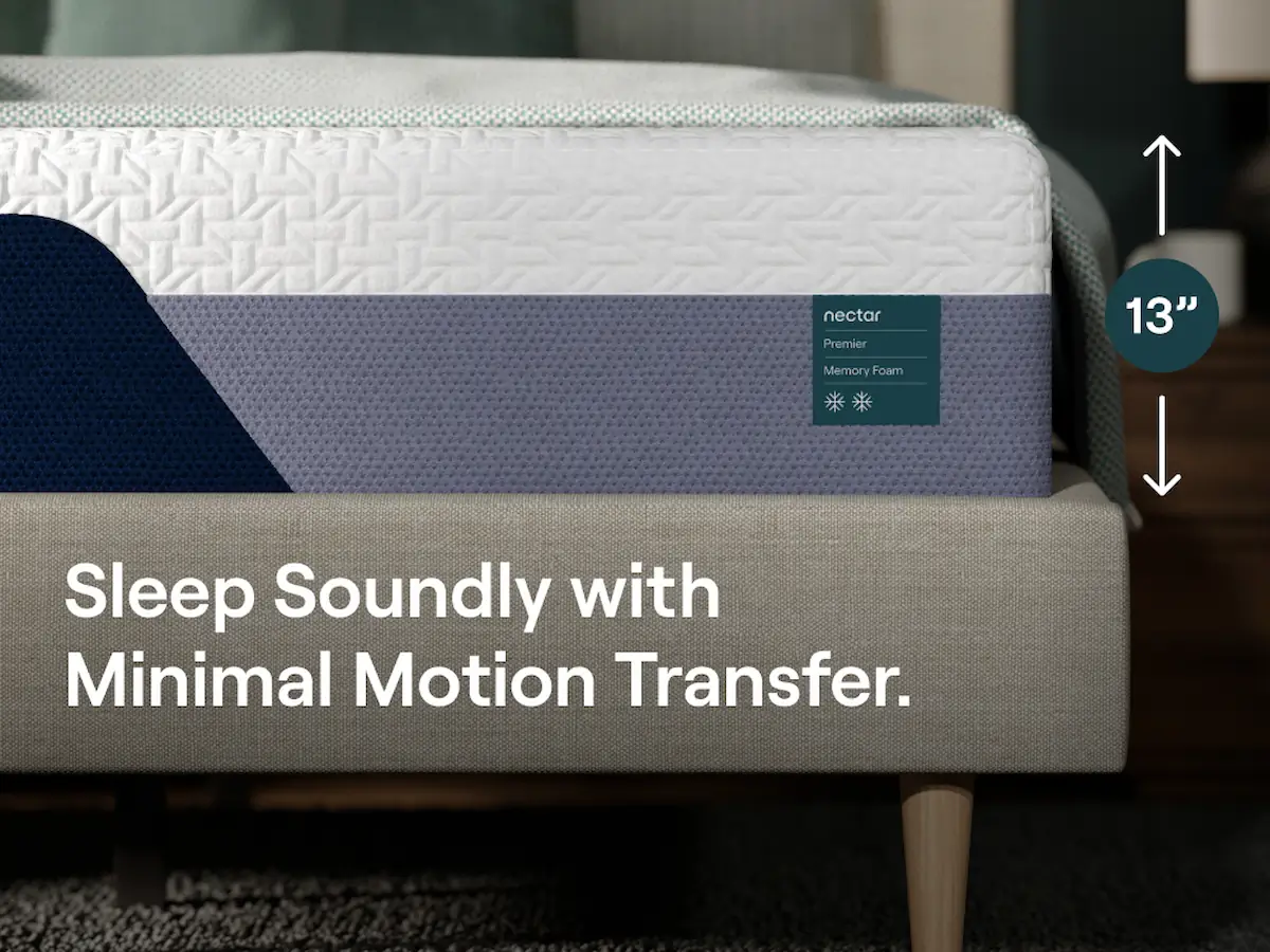 Nectar Premier Memory Foam Mattress Height - 13 Inches