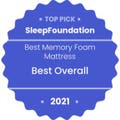 undefined Best Memory Foam Mattress Award