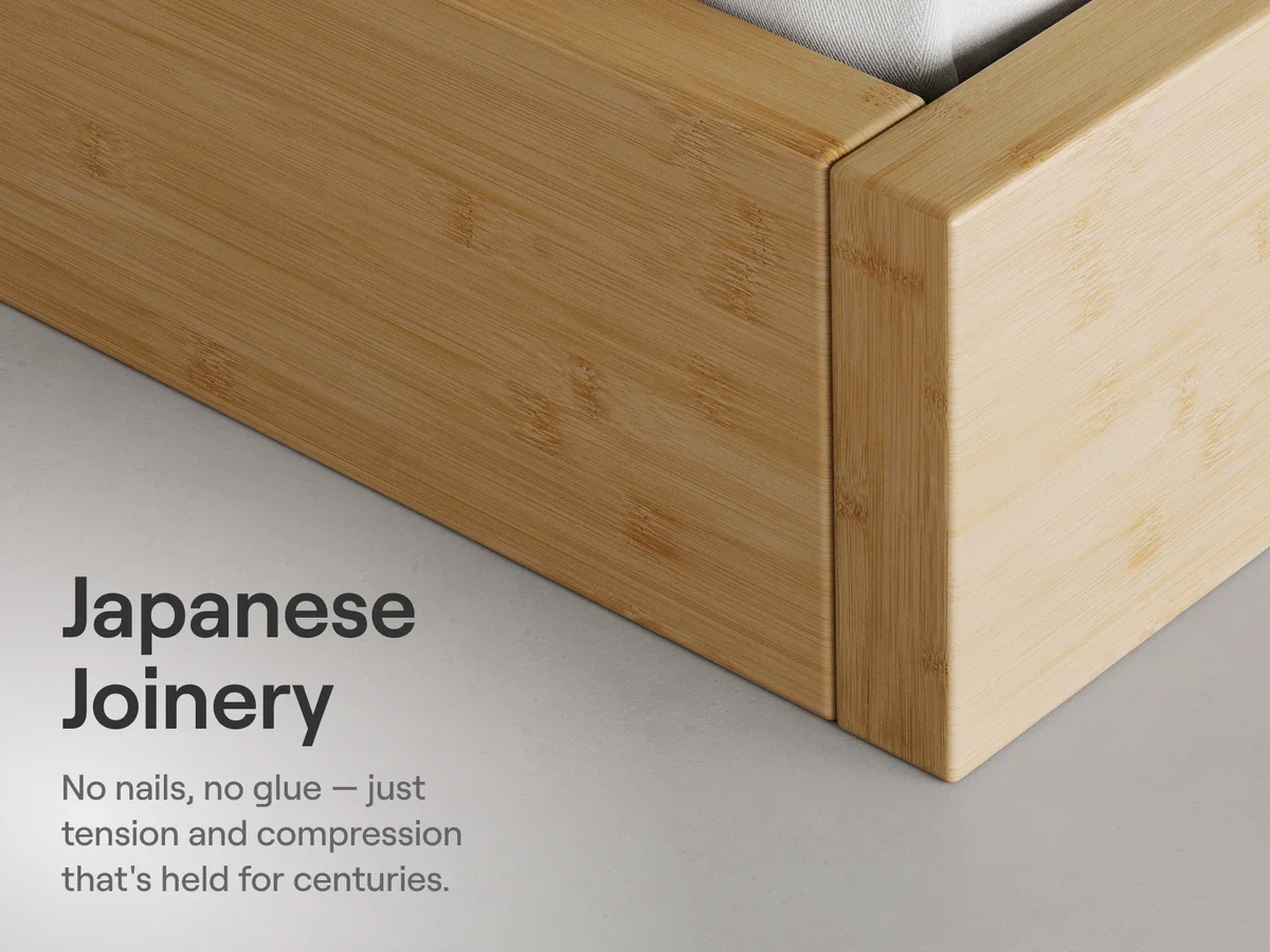 Bamboo Platform Bed Frame