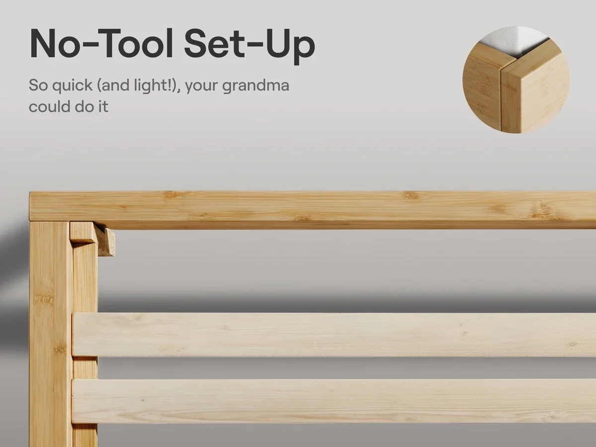 Bamboo Platform Bed Frame