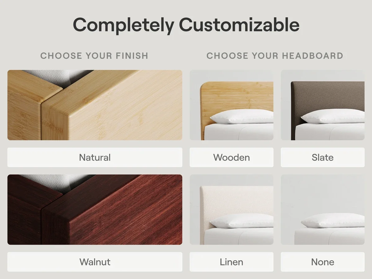 Bamboo Platform Bed Frame