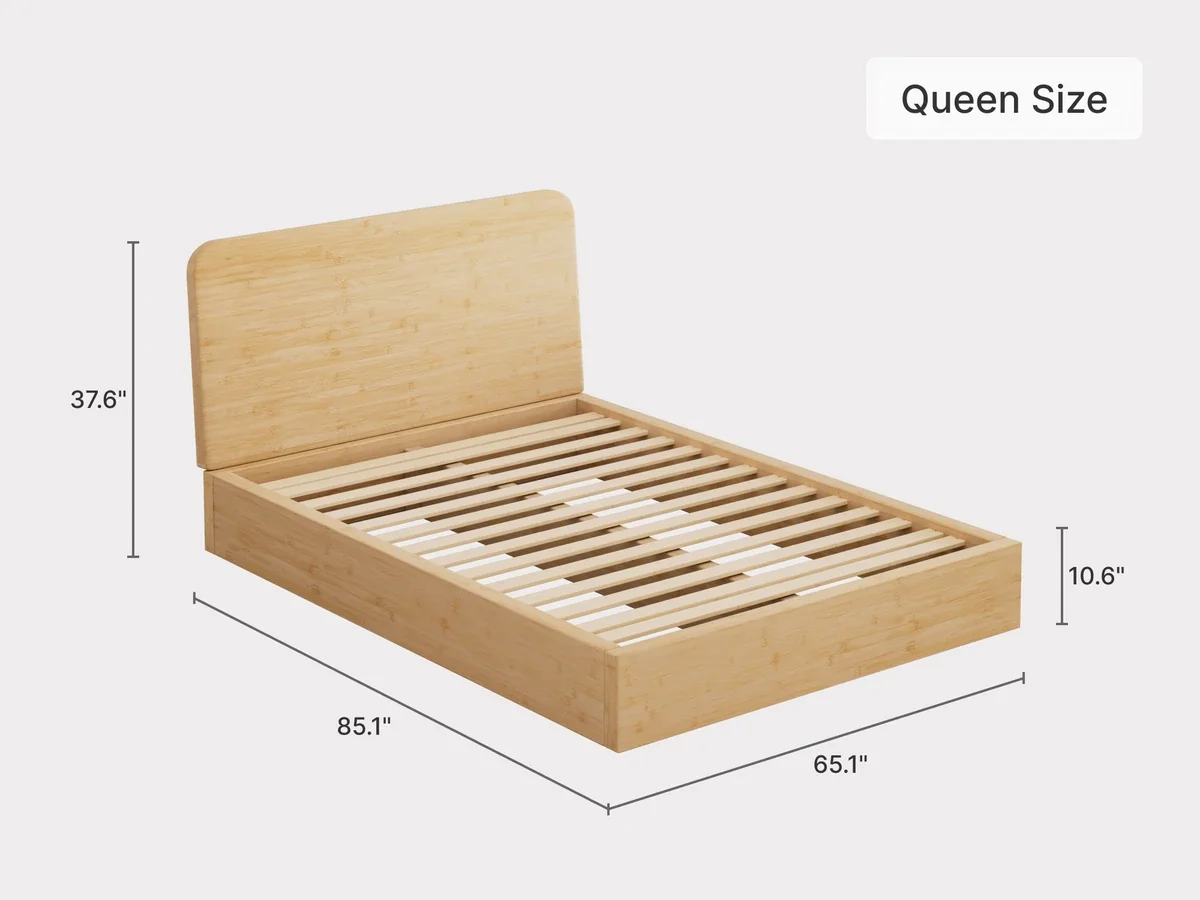 Bamboo Platform Bed Frame