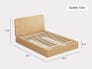 Bamboo Platform Bed Frame