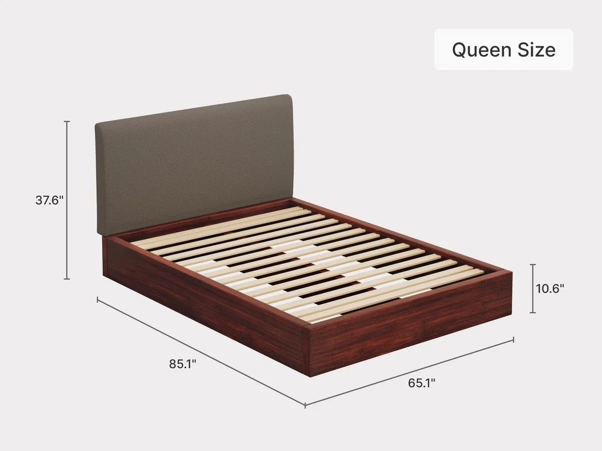 Bamboo Platform Bed with Nightstands, Japanese Joinery | DreamCloud