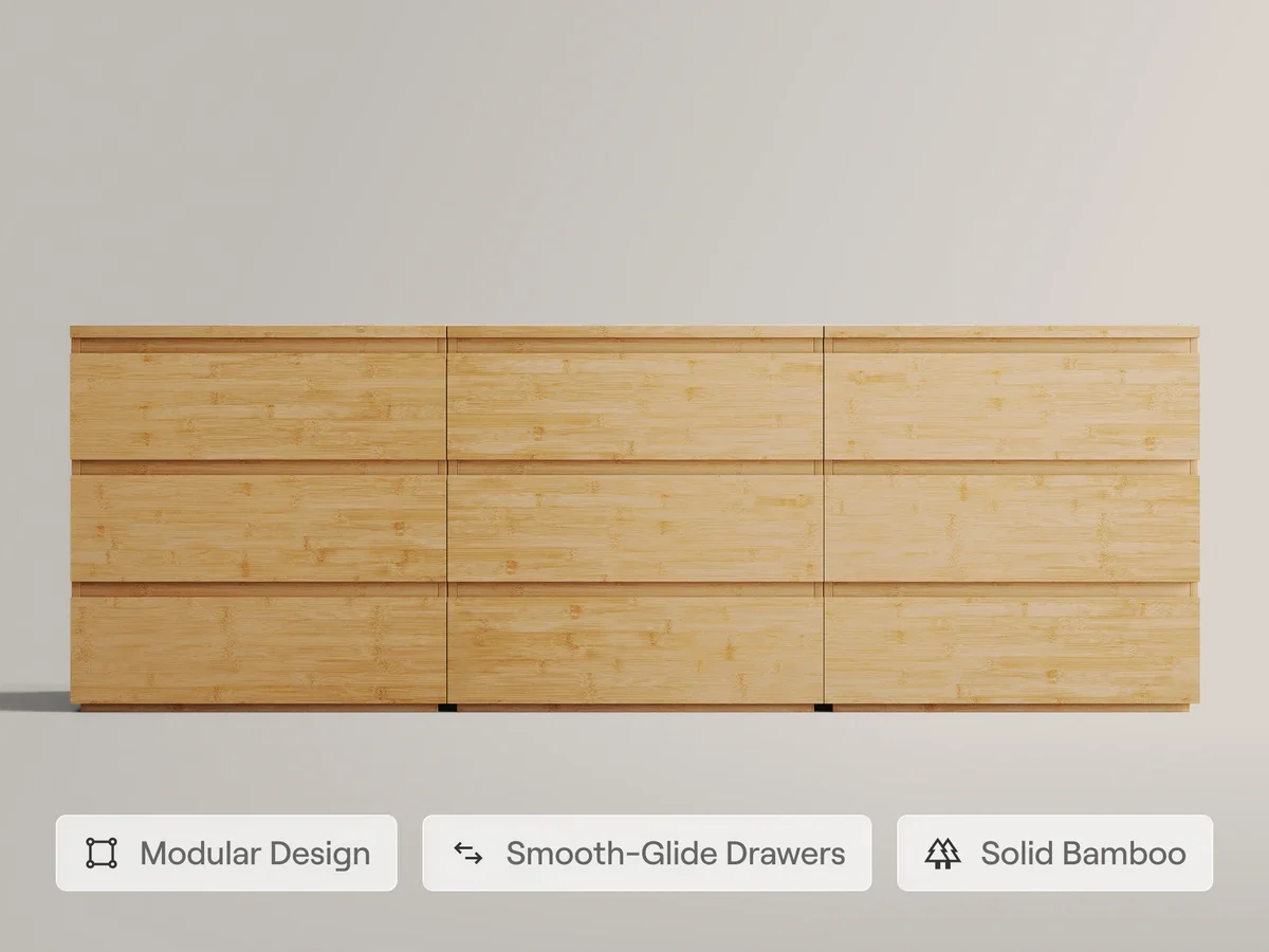 Nectar Bamboo Modular Dresser