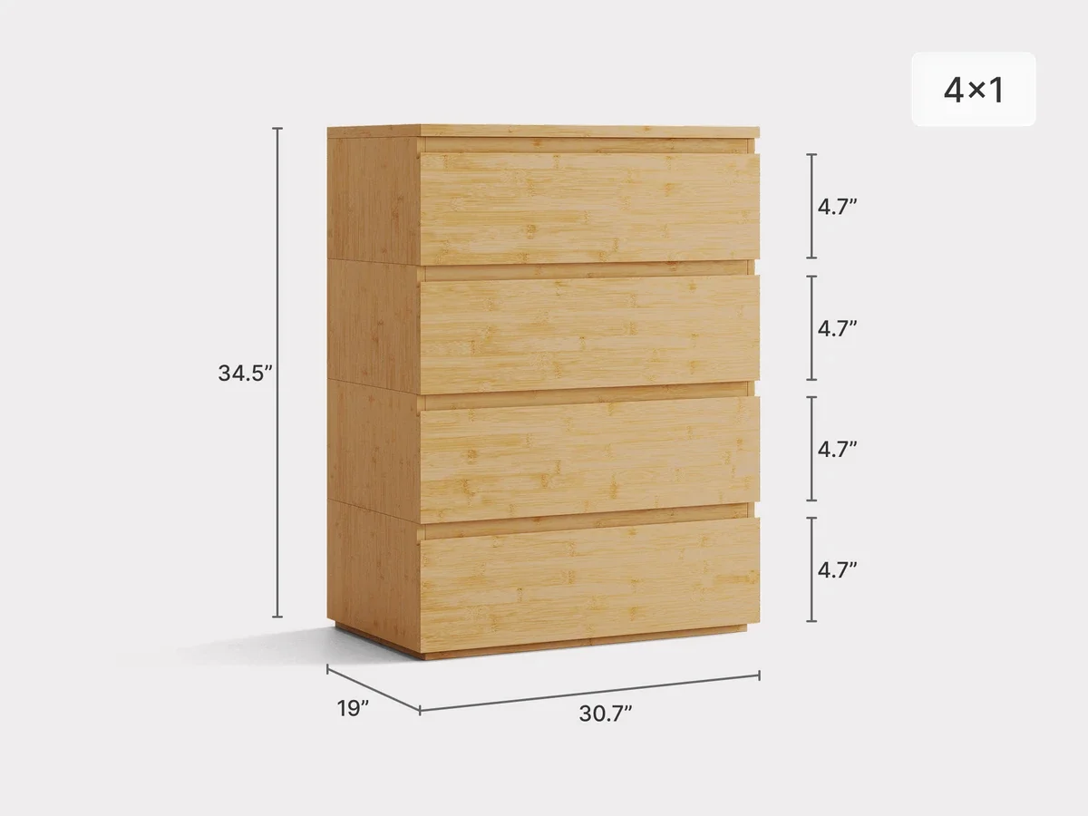 Nectar Bamboo Modular Dresser
