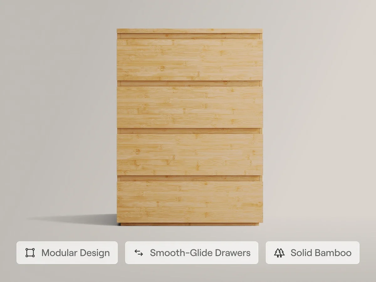 Nectar Bamboo Modular Dresser