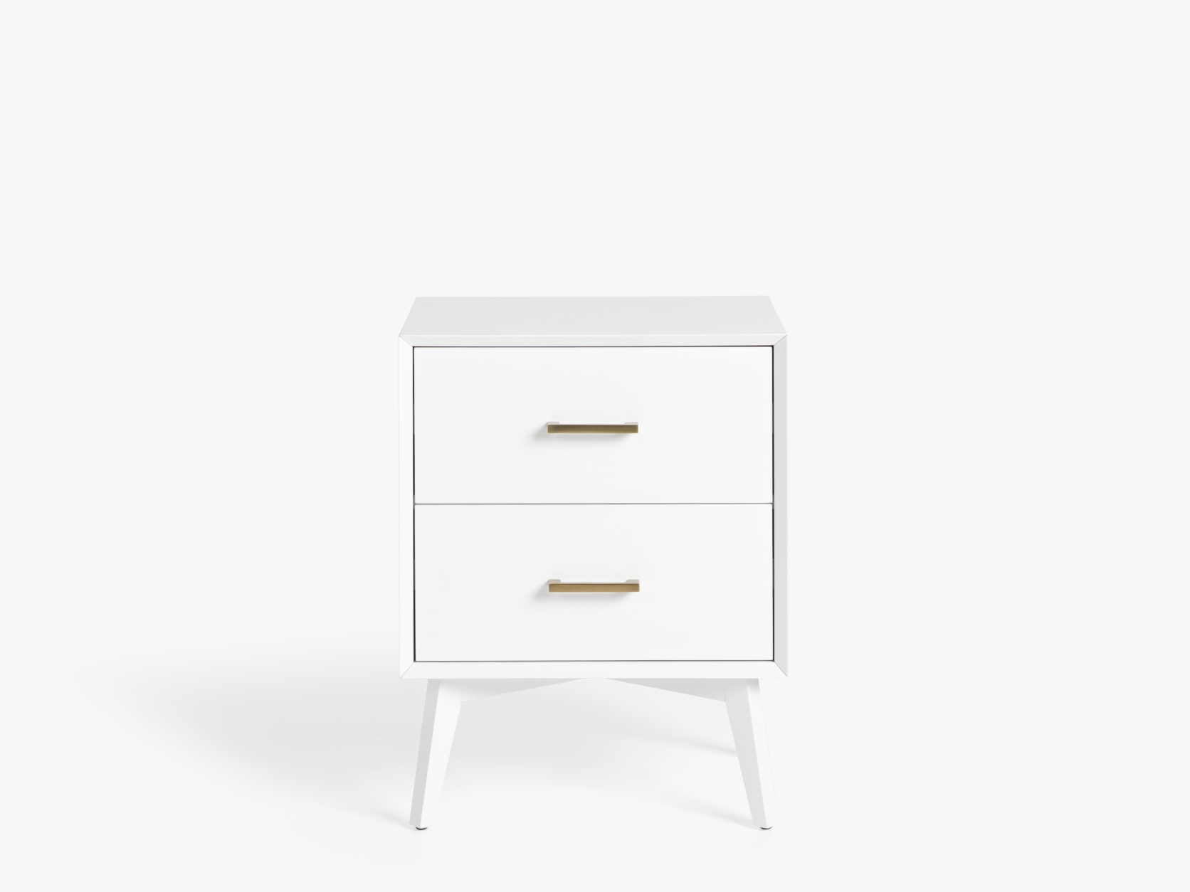 2-Drawer Mid-Century Nightstand Bedside Table | DreamCloud