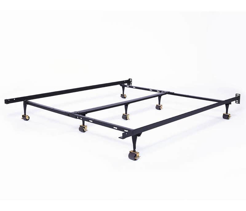 Metal Bed Frame Best Heavy Duty, Adjustable King Size Metal Bed Frame