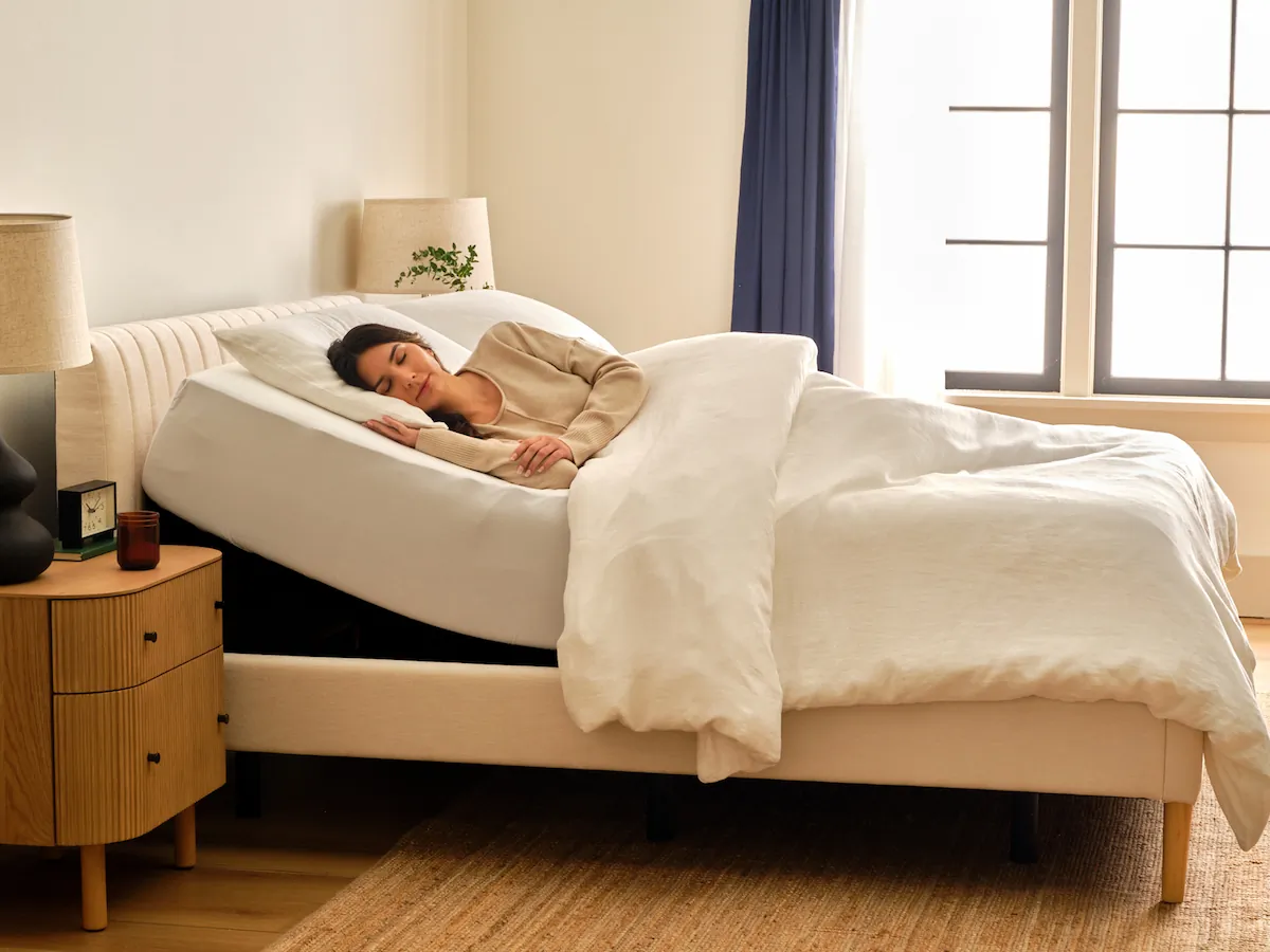 Adjustable Bed Frame with Mattress