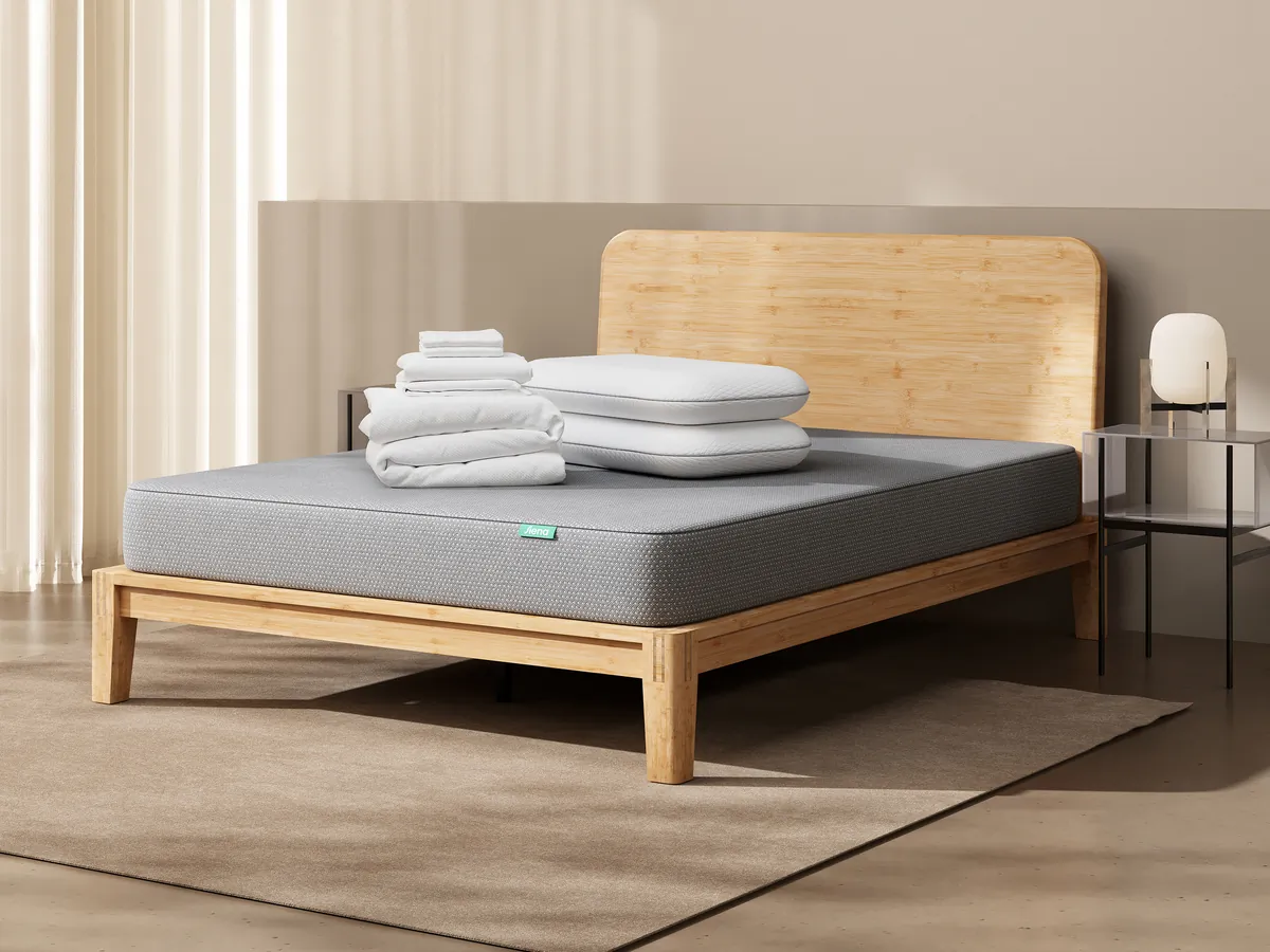 Siena Bamboo Bed and Mattress Bundle
