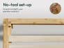 Siena Bamboo Bed and Mattress Bundle