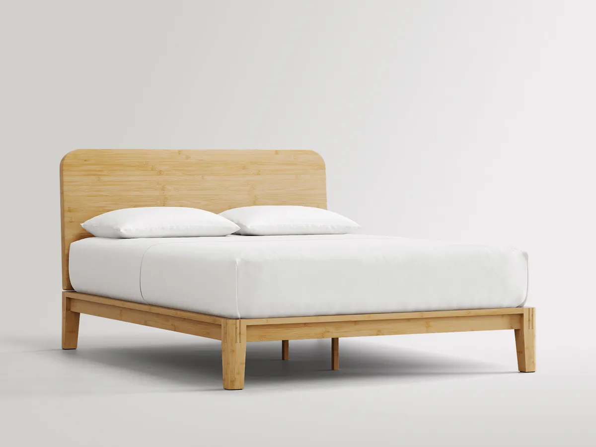 Siena Bamboo Bed and Mattress Bundle